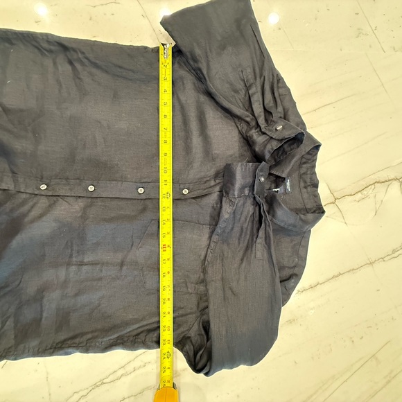 GAP Black Button Down Shirt Lightweight Casual - Picture 5 of 7